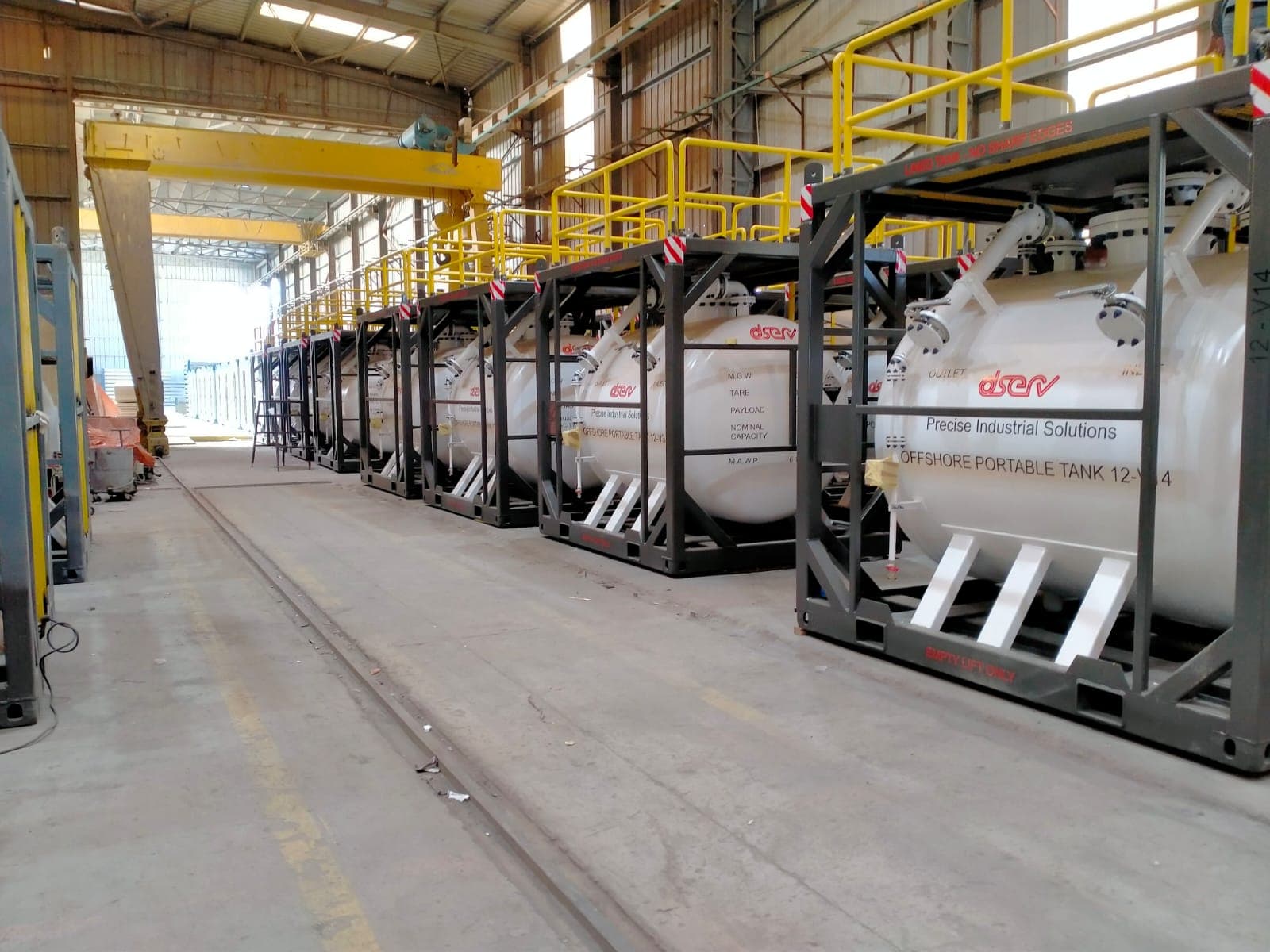 Steel fabrication workshop